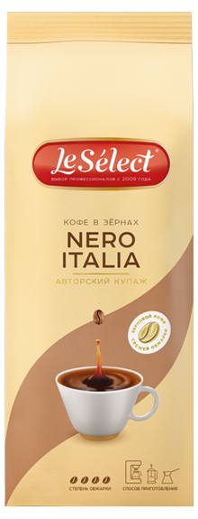 Кофе Le Select Nero Italia в зернах 200 г