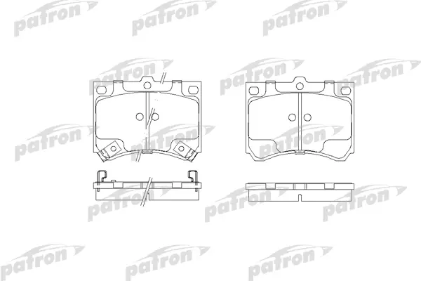 

Тормозные колодки PATRON дисковые PBP714