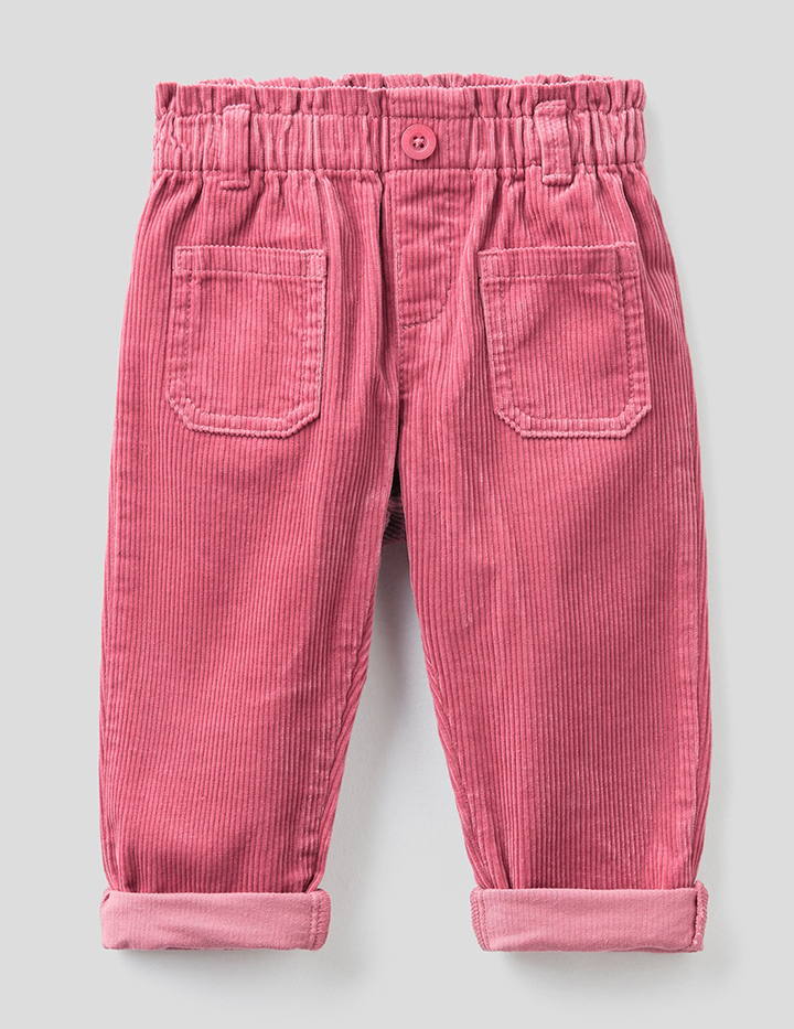 

Брюки для девочек Benetton цв. розовый р.98, 21A_4AQ555G50