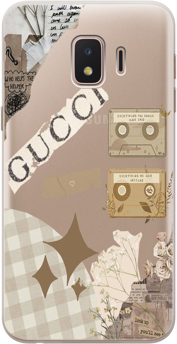 

Чехол на Samsung Galaxy J2 Core с принтом "GUCCI Stickers" прозрачный, 5412
