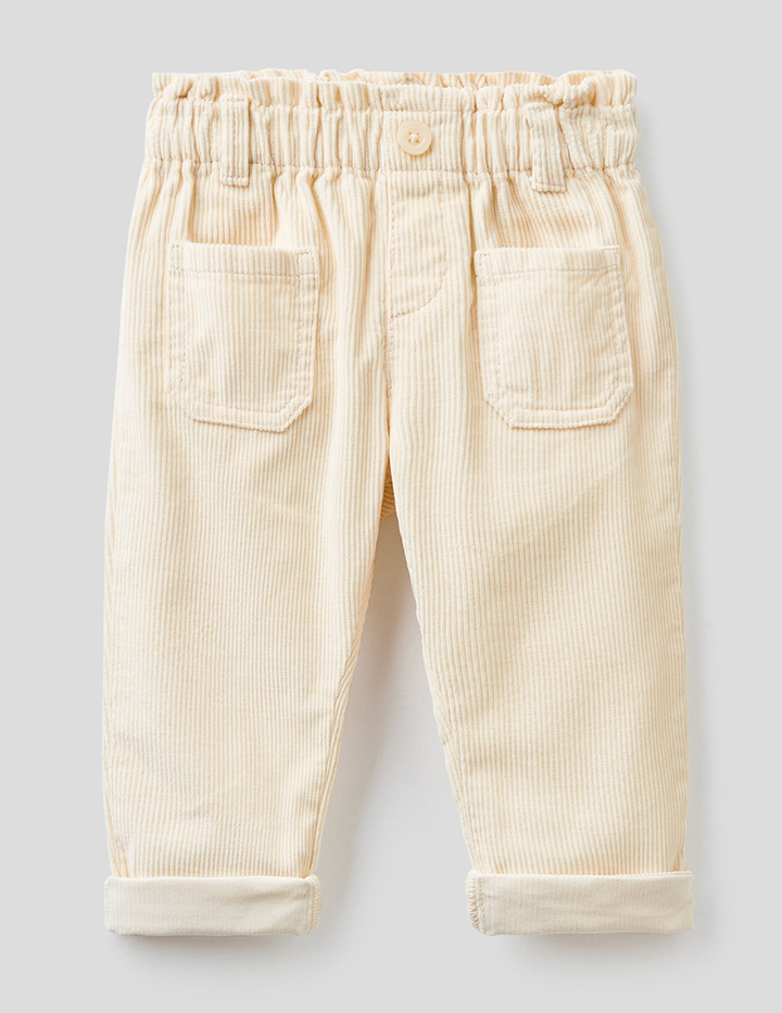 

Брюки для девочек Benetton цв. бежевый р.98, 21A_4AQ555G50