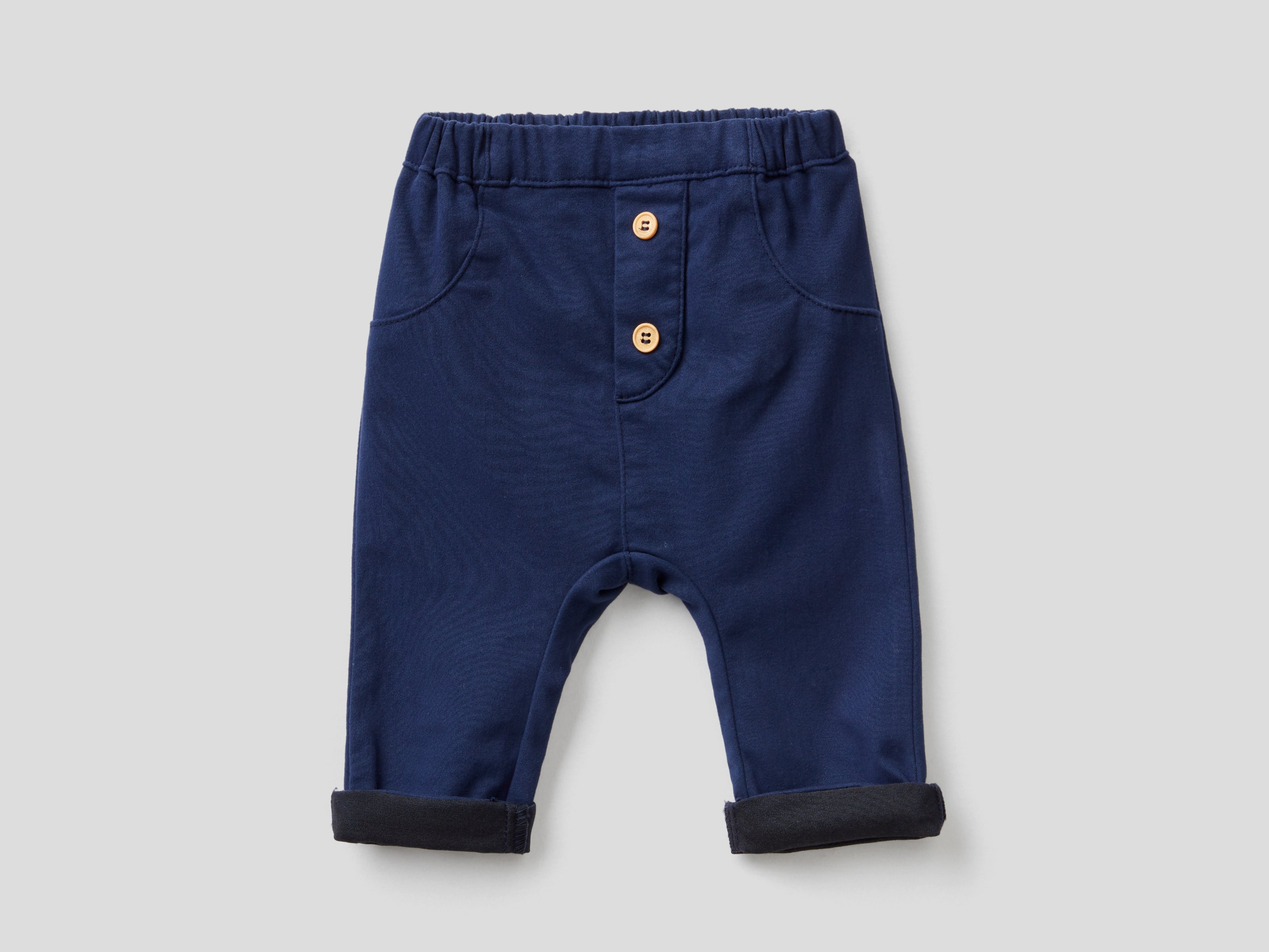 фото Брюки для девочек benetton цв. синий р.68 united colors of benetton