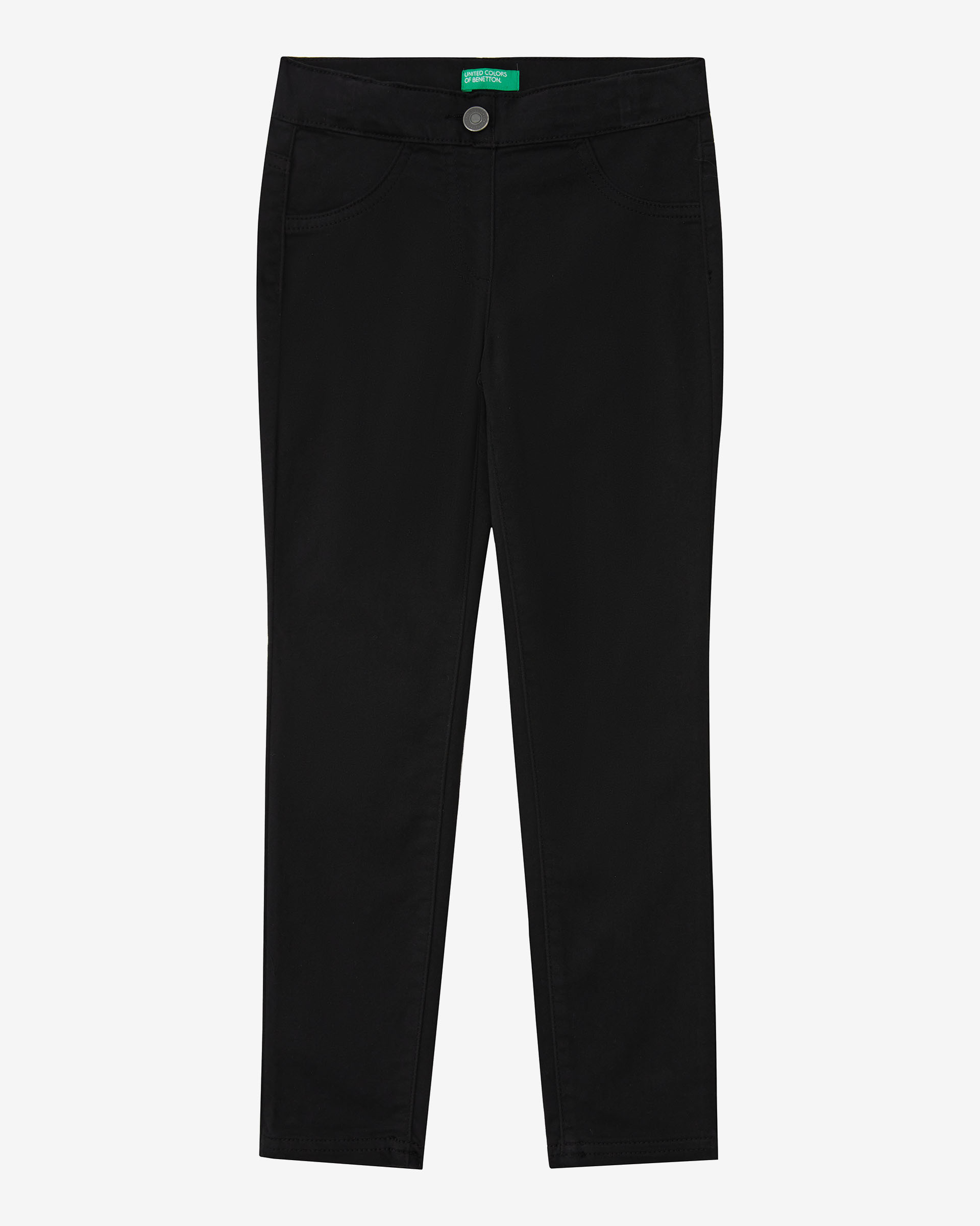 

Джеггинсы для девочек Benetton цв. черный р.116, 21A_4AU057MF0