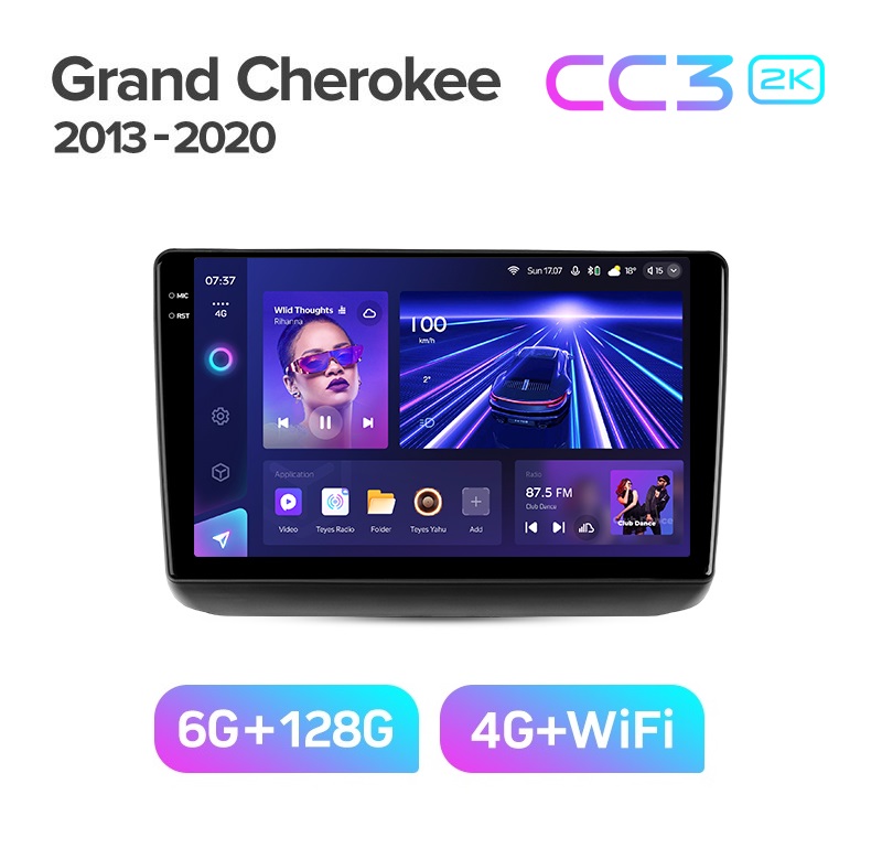 Магнитола TEYES JEEP GRAND CHEROKEE 2013-2020 г CC3 2K 6128ГБ 4289000₽
