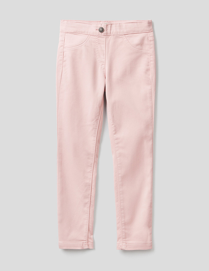

Джеггинсы для девочек Benetton цв. розовый р.158, 21A_4AU057MF0