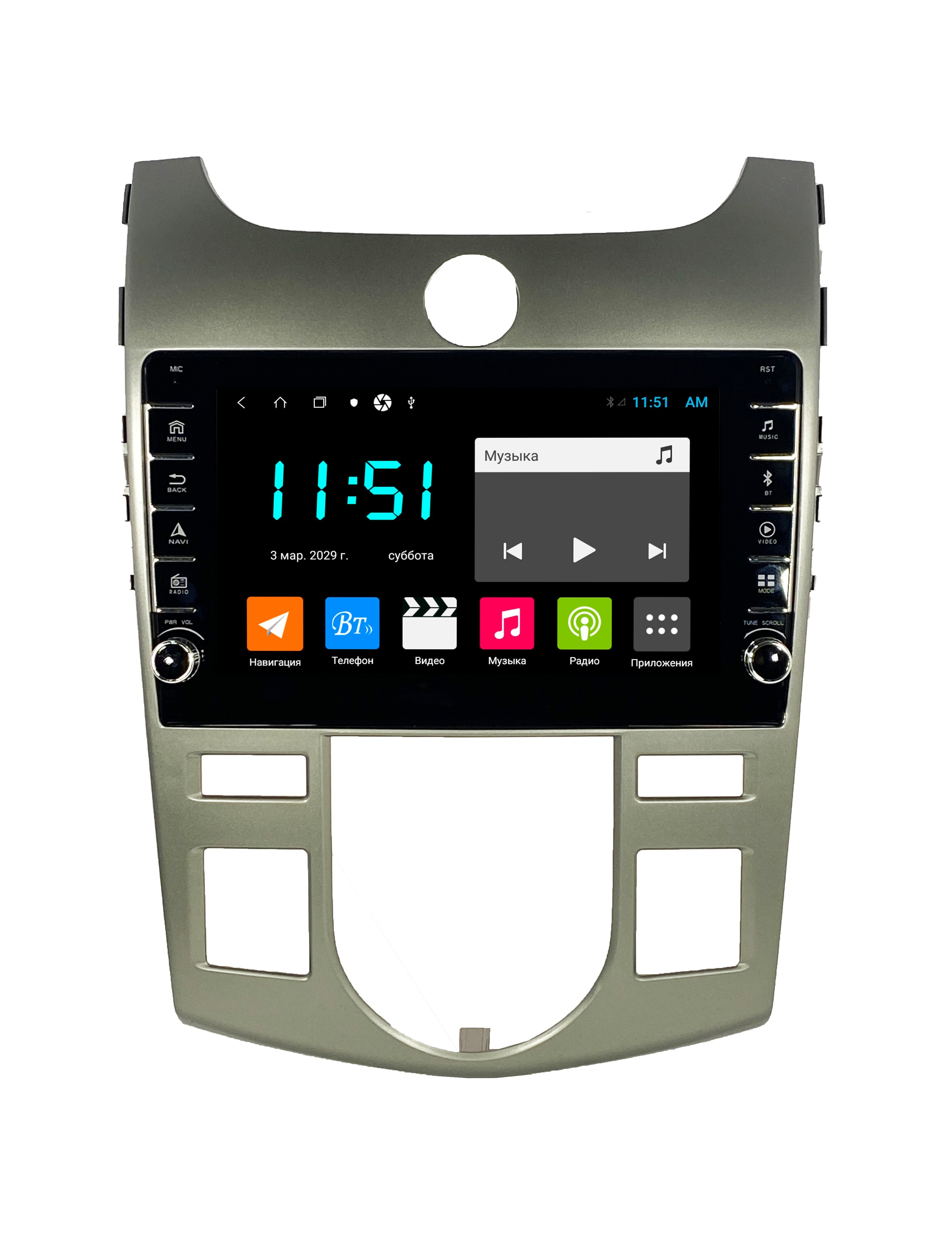 Автомагнитола ANDROID KIA Cerato 2009-2013 климат контроль 464GB Android 2742500₽