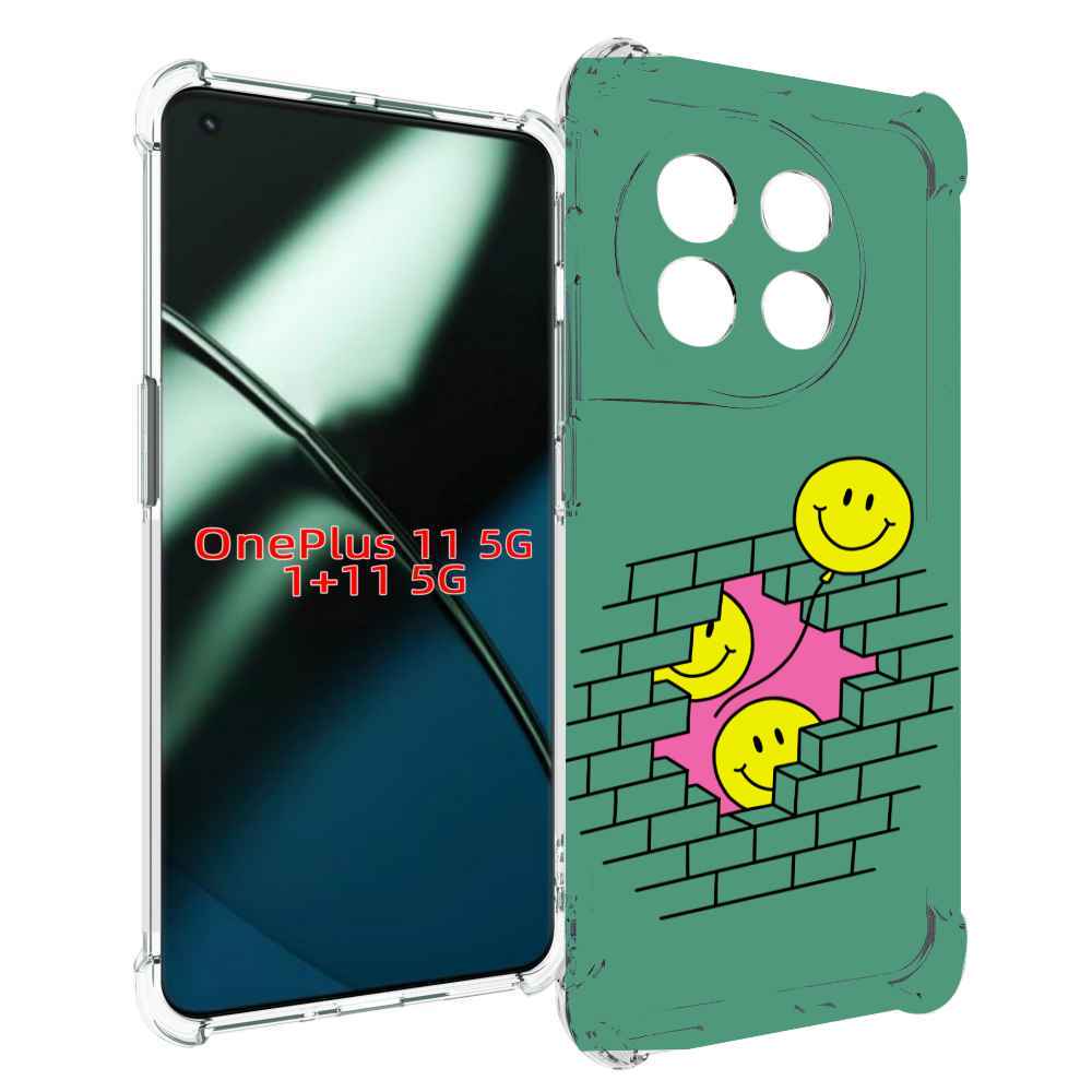 

Чехол MyPads шарики в стене для OnePlus 11, Прозрачный, Tocco