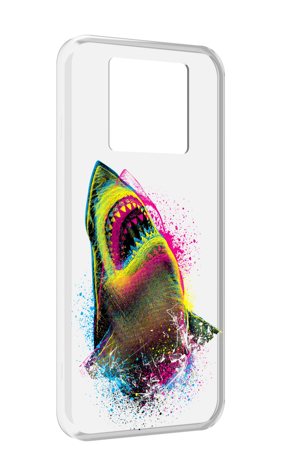 

Чехол MyPads челюсти-2 для Black Shark 3 5G / Black Shark 3S, Прозрачный, Tocco