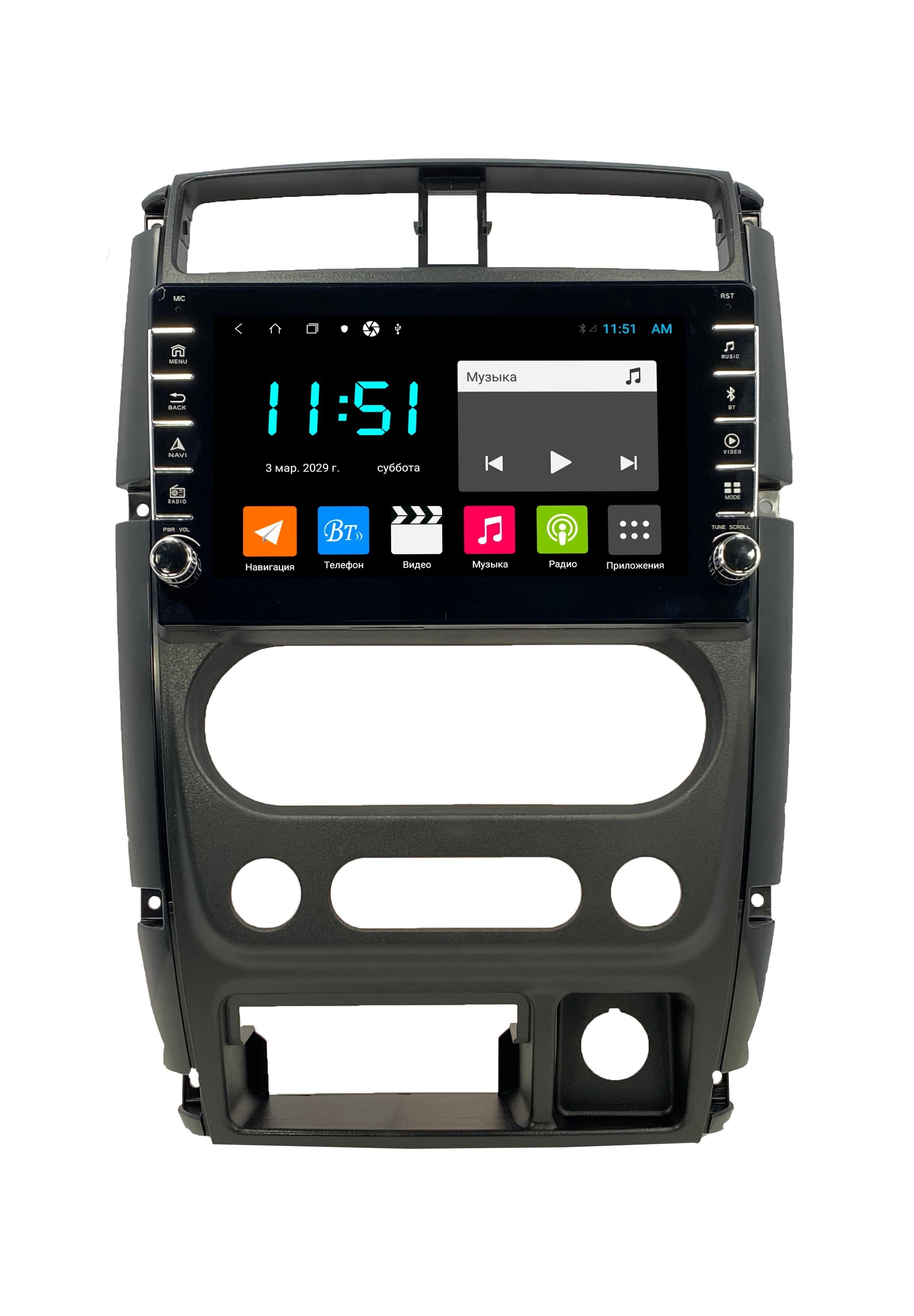 Автомагнитола ANDROID Suzuki Jimny 2005-2018 Android 12 464GB с крутилками Мультирул 2790700₽