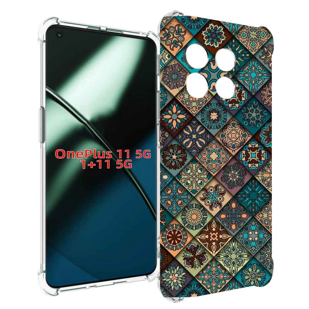 

Чехол MyPads ячейки с арнаментами для OnePlus 11, Прозрачный, Tocco