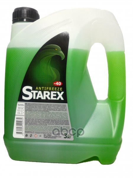 

Антифриз Starex Antifreeze G11 Готовый -40c Зеленый 3 Кг 700653 Starex арт. 700653