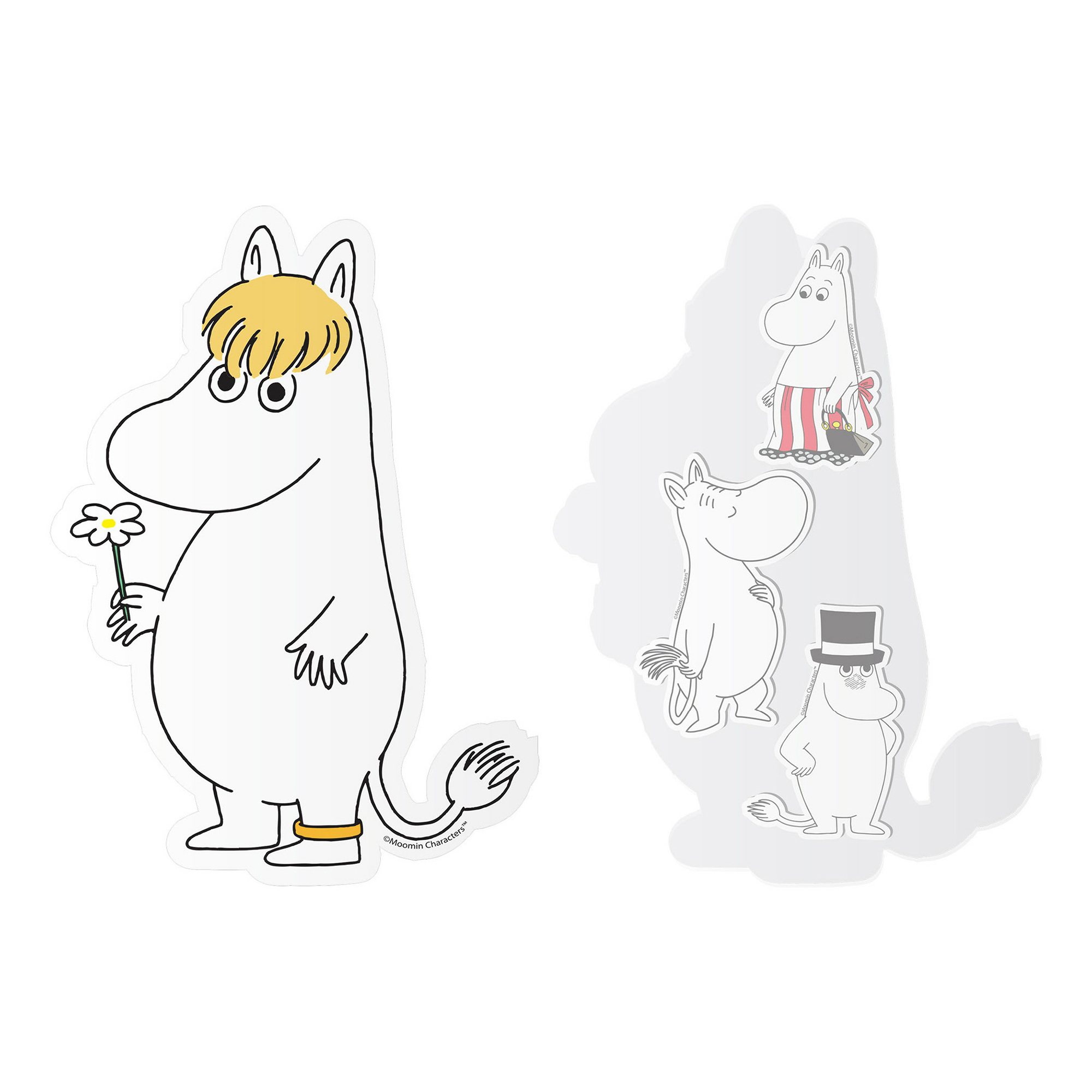 фото Набор стикеров moomin 3 шт 20 листов