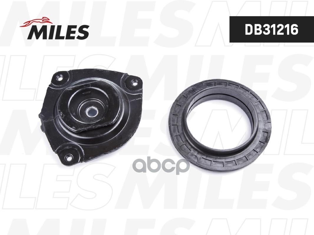 MILES DB31216 Опора амортизатора MILES DB31216 NISSAN Qashqai пер.R (кмпл. с подш.)