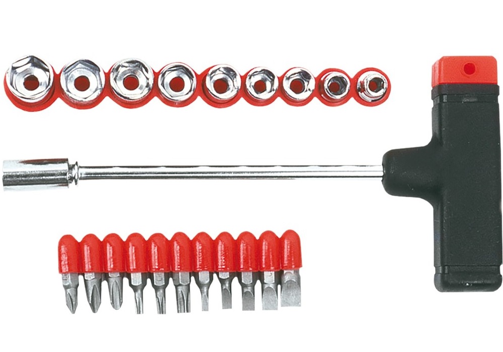 

Top Tools Насадки и сменные головки с держателем, набор 21шт. 39D385