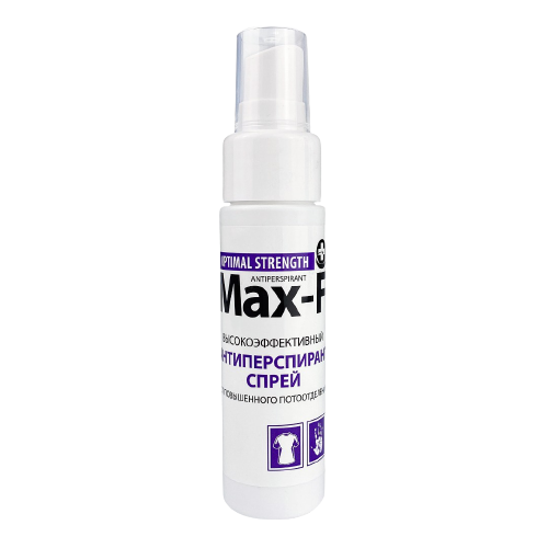 Антиперспирант спрей Max-F Optimal Strength 20% 50 мл dry dry антиперспирант для тела classic roll on 35