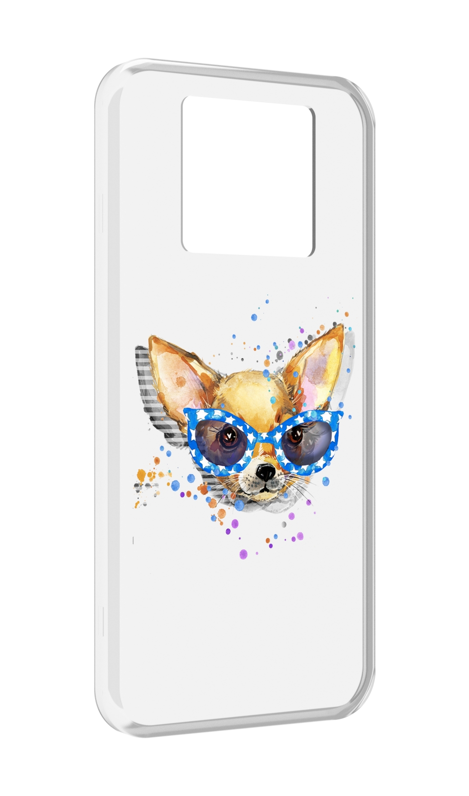 

Чехол MyPads чихуа-хуа в очках для Black Shark 3 5G / Black Shark 3S, Прозрачный, Tocco