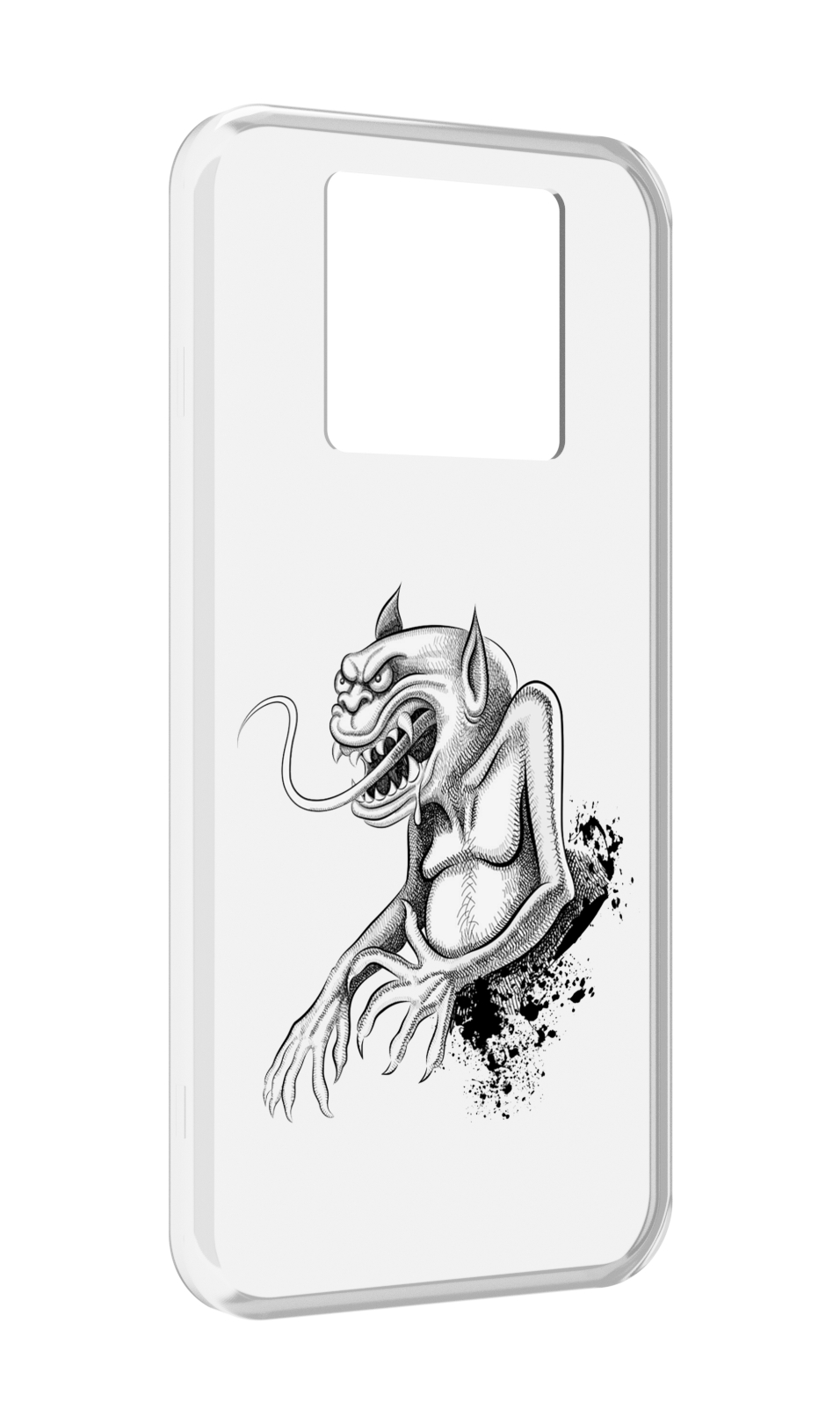 

Чехол MyPads чорт для Black Shark 3 5G / Black Shark 3S, Прозрачный, Tocco