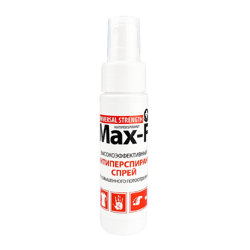 Антиперспирант спрей Max-F Universal Strength 30% 50 мл dry dry антиперспирант для тела classic roll on 35