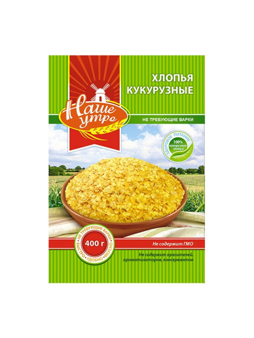 

Хлопья Наше утро кукурузные 400 г