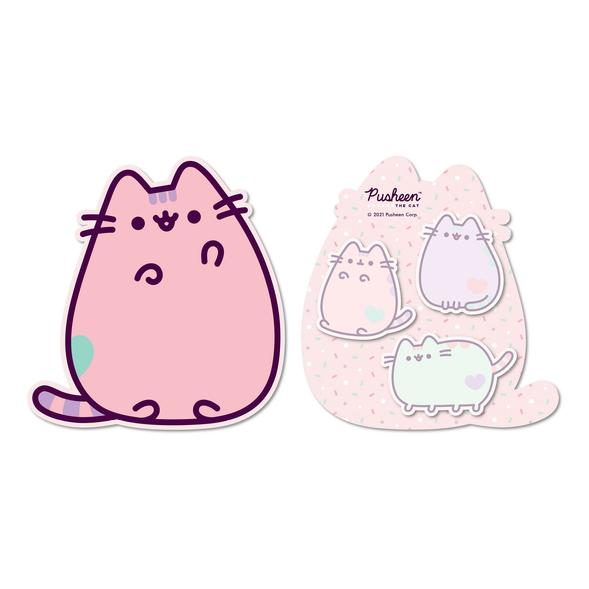 

Блокнот Pusheen фигурный А6 48 листов