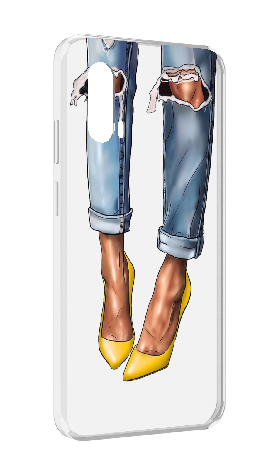 

Чехол MyPads Красивые-туфли для Blackview BV7100, Прозрачный, Tocco