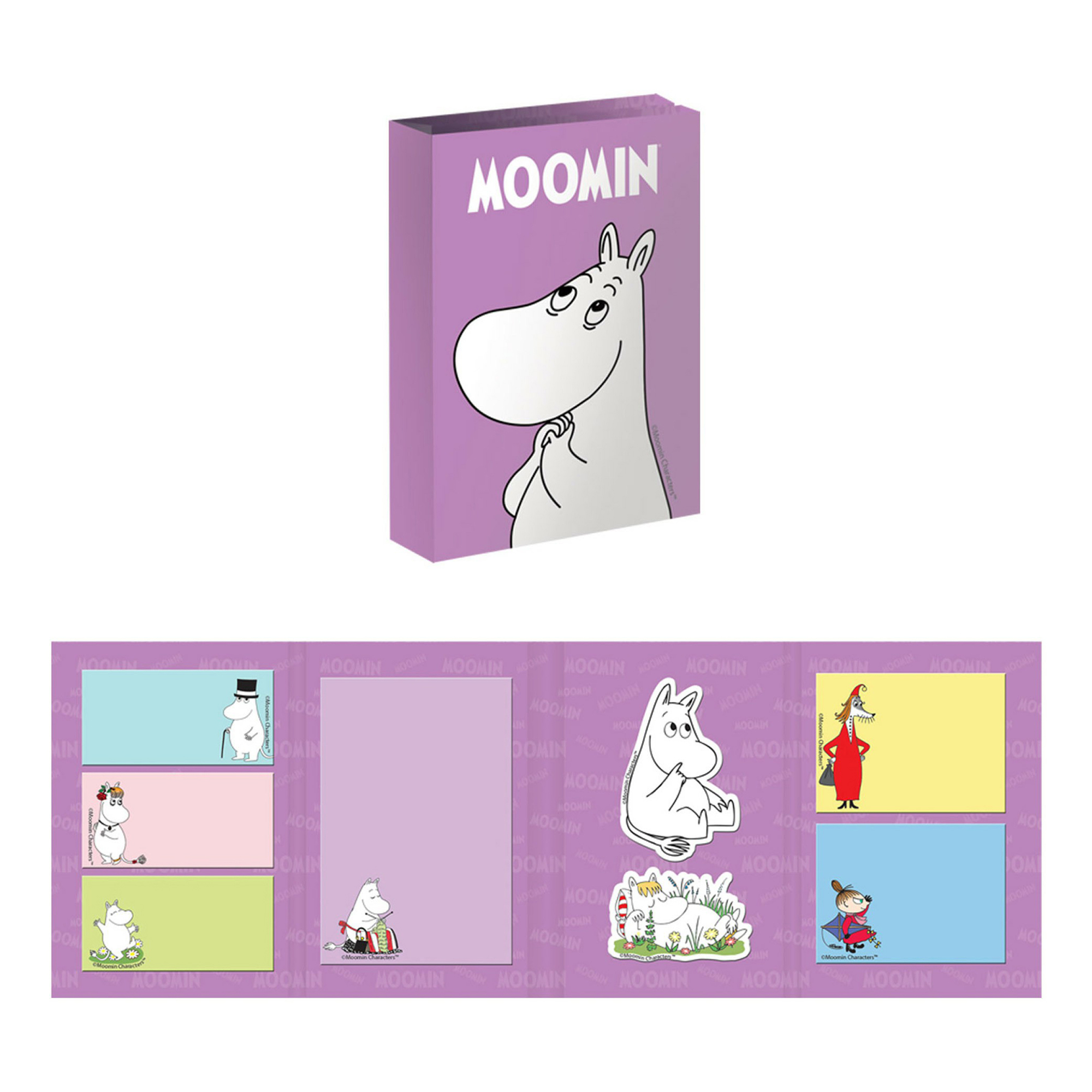 фото Стикеры для записей moomin 8 шт