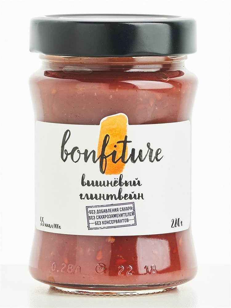 

Джем - десерт "Bonfiture" Вишнёвый глинтвейн, 280г