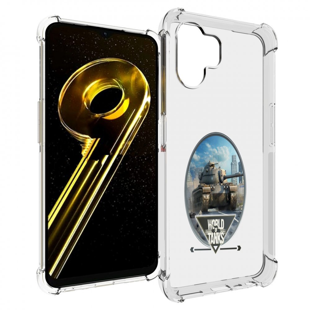 

Чехол бампер MyPads игра с танками для Realme 10 5G противоударный, Прозрачный, Tocco
