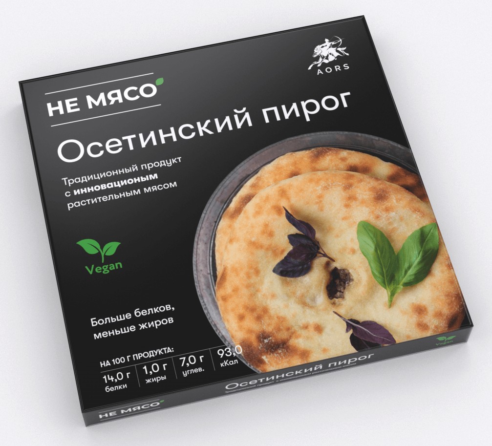 фото Пирог не мясо осетинский с растительным мясом 450 г