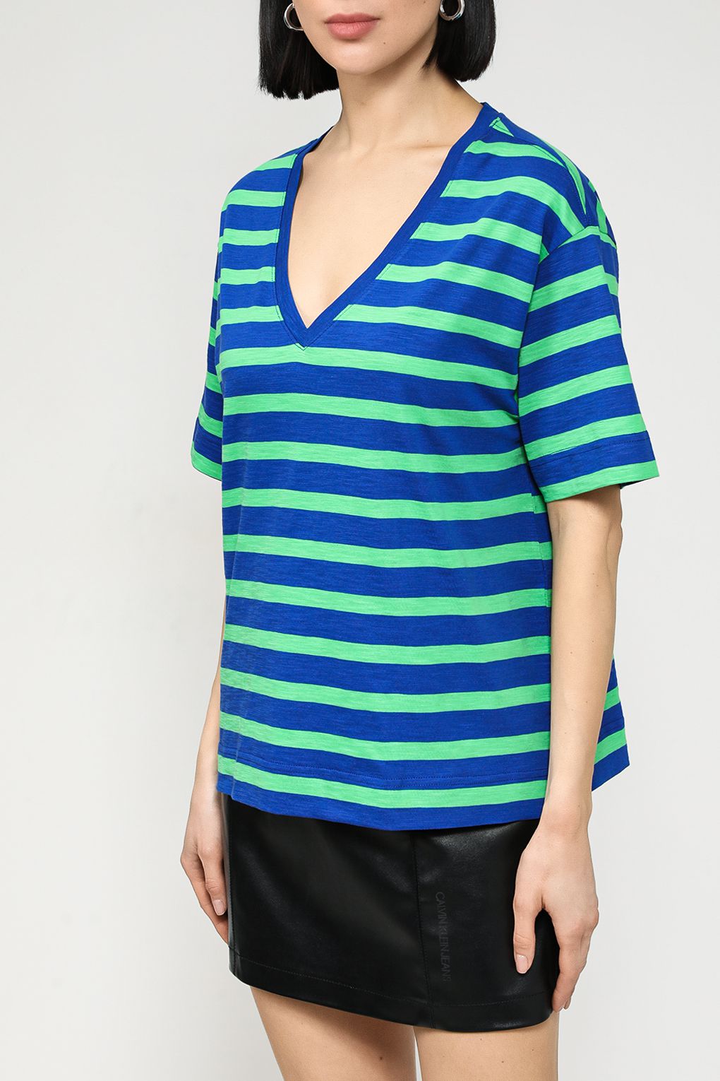 

Футболка женская Esprit Casual 034EE1K328 синяя 2XL, Синий, 034EE1K328