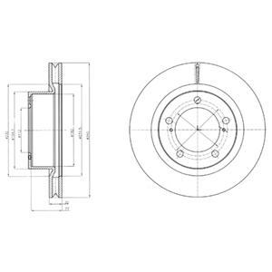 

Диск Торм Delphi Bg9067