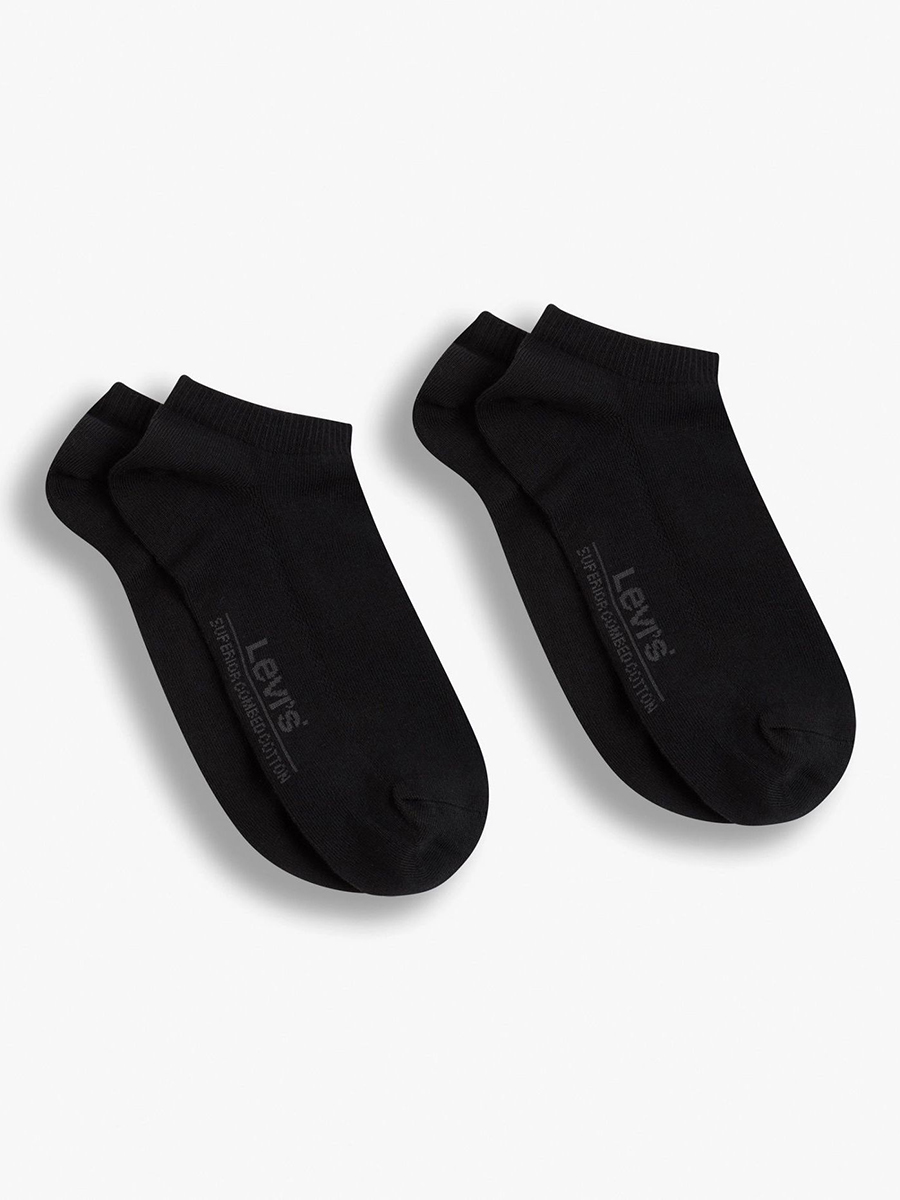 

Носки унисекс Levi's 168Sf Low Cut 2P Socks черные 35-39 RU, 168Sf Low Cut 2P Socks