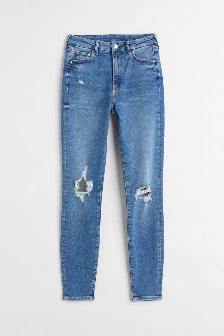 

Джинсы женские H&M 0882899041 синие 34 (доставка из-за рубежа), Синий, 0882899041