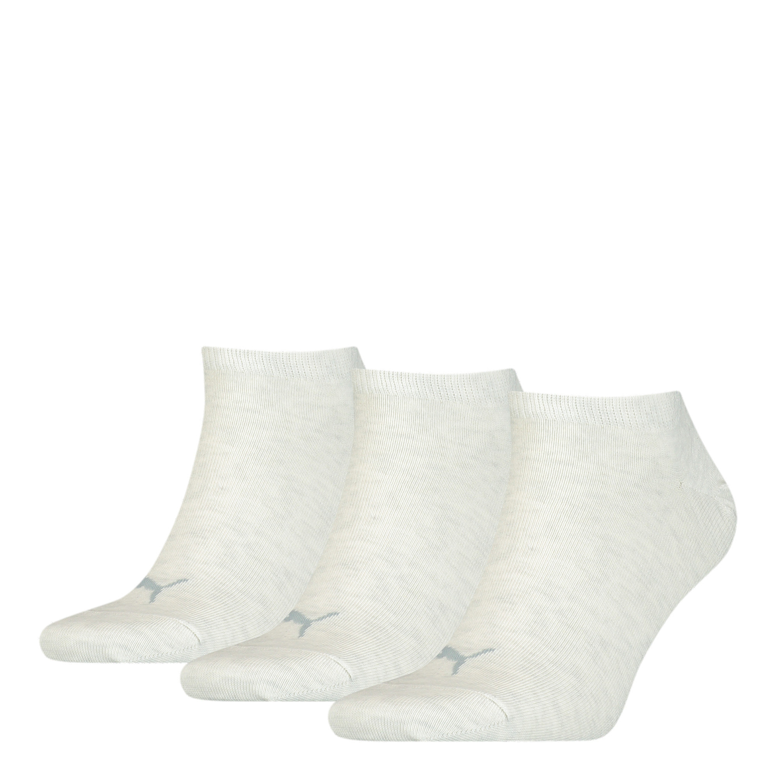 Носки унисекс PUMA Unisex Sneaker Plain Socks 3P серые 42-46 RU