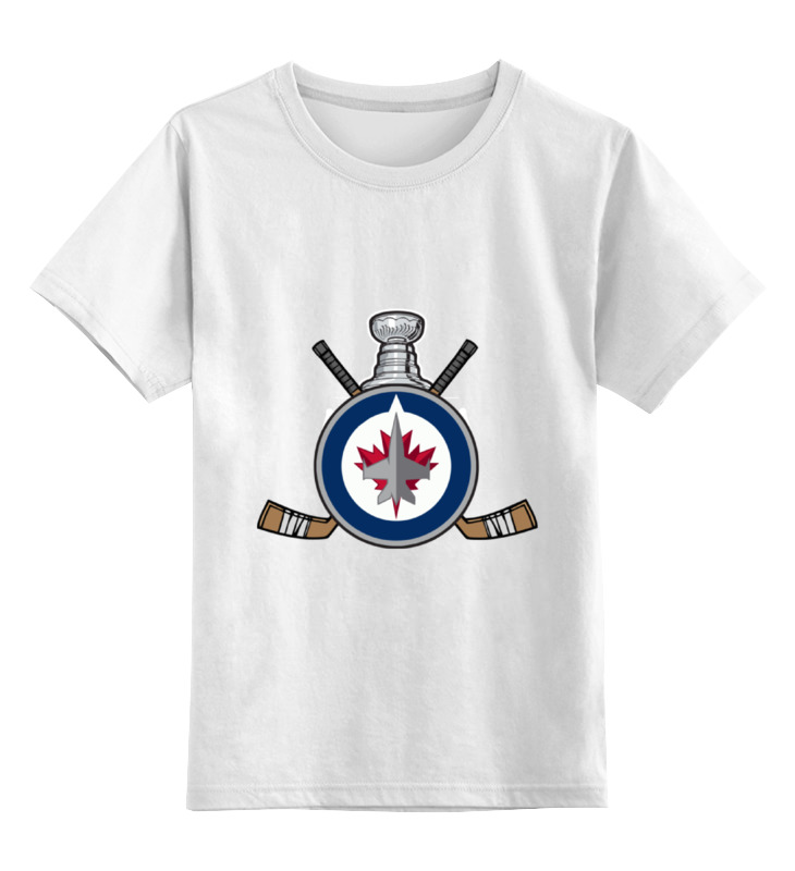 

Футболка детская Printio Виннипег джетс цв. белый р. 140, Виннипег джетс