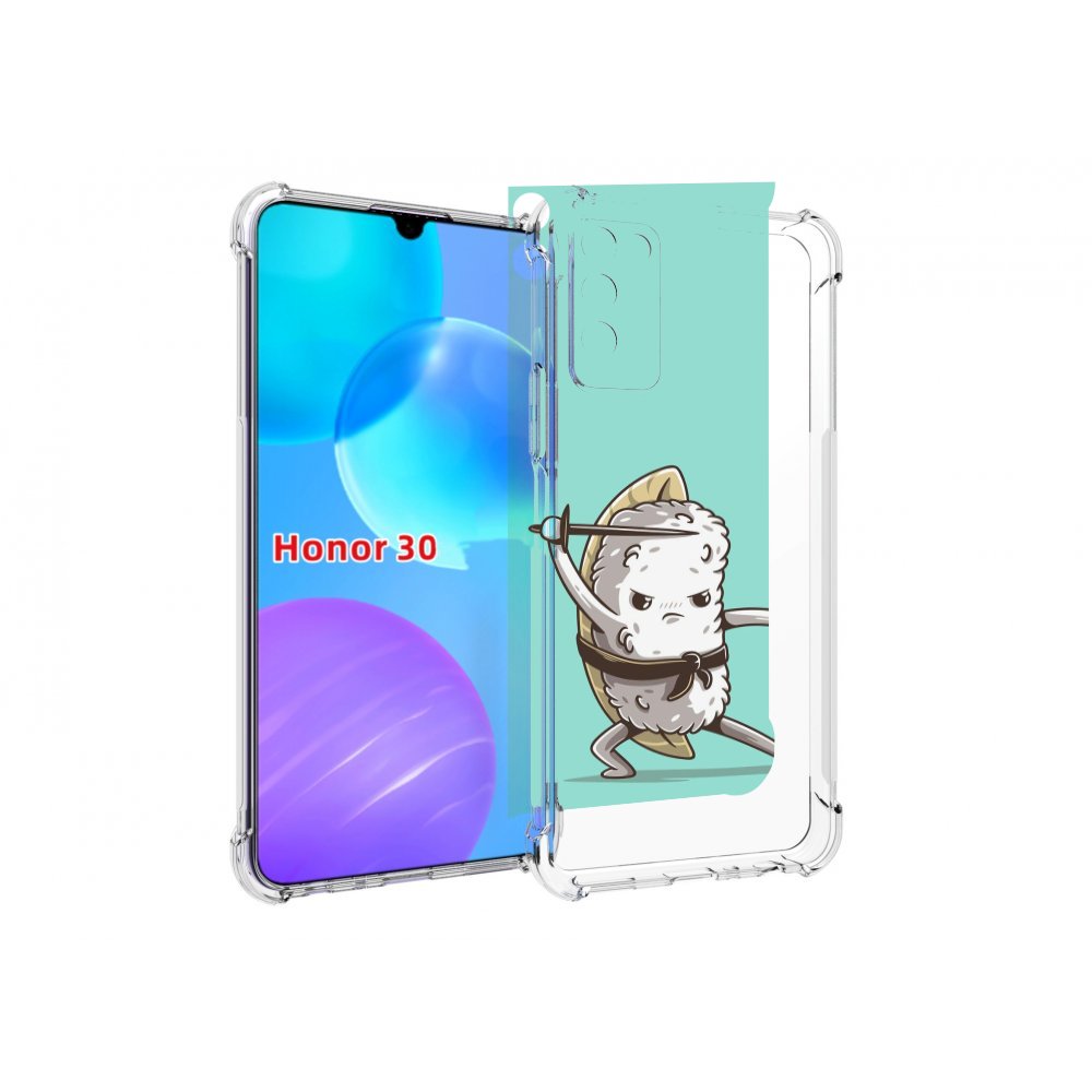 

Чехол MyPads злой суши детский для Huawei Honor 30 Lite, Tocco