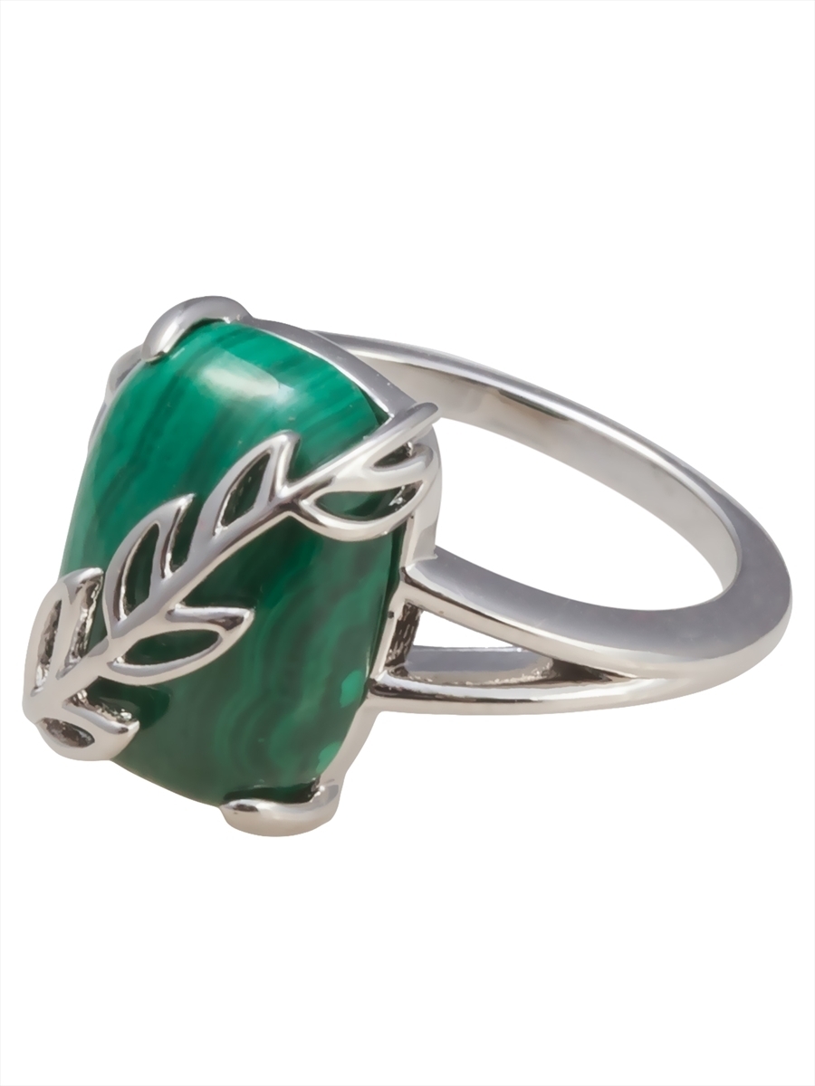 

Кольцо из бижутерного сплава р. 19 Lotus Jewelry RH3043R-12ml, малахит, RH3043R-12ml
