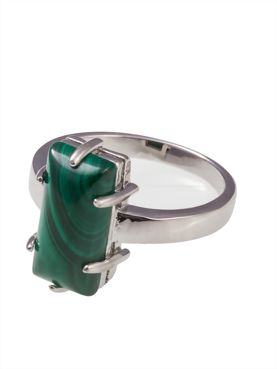 

Кольцо из бижутерного сплава р.17 Lotus Jewelry RH3043RCCC24ml, малахит, RH3043R-24ml