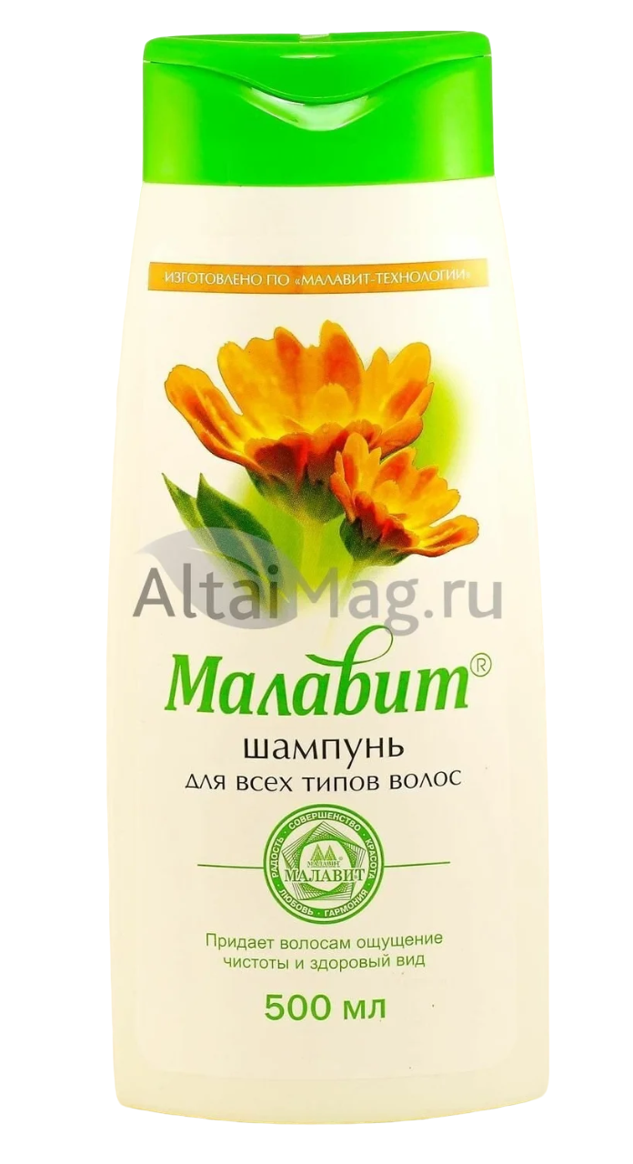 Шампунь Малавит для всех типов волос, 500 мл