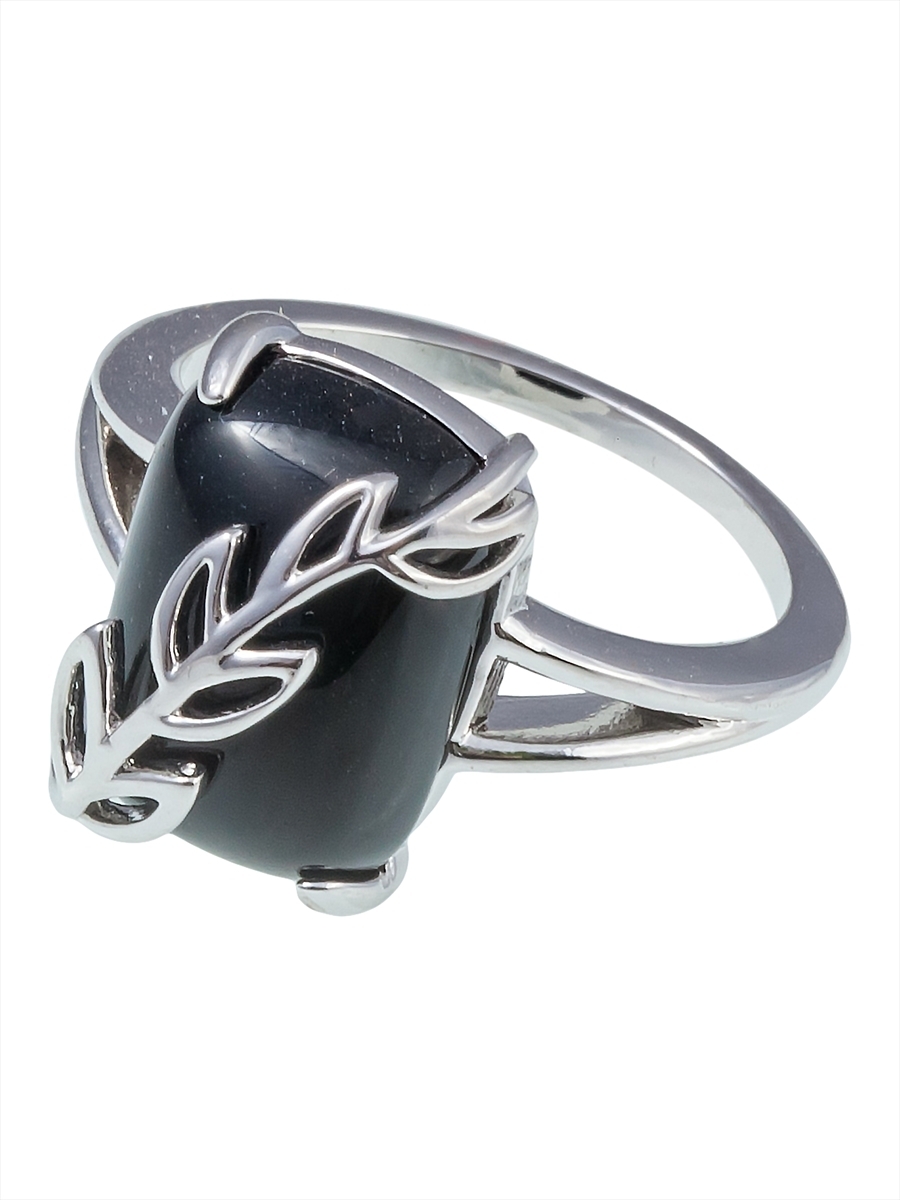 

Кольцо из бижутерного сплава р. 18 Lotus Jewelry RH3043R-12on, оникс, RH3043R-12on