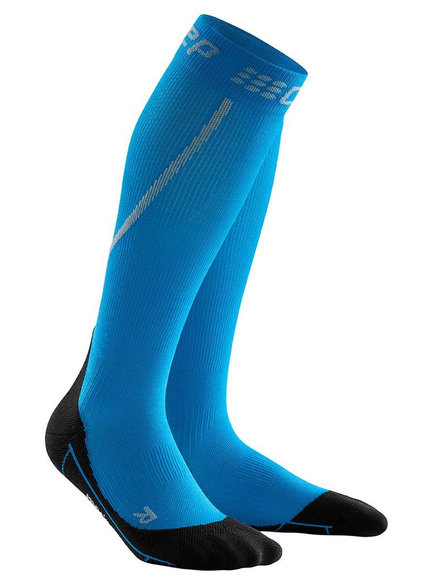 фото Гетры мужские cep merino wool compression knee socks c223 синие 46-48 ru