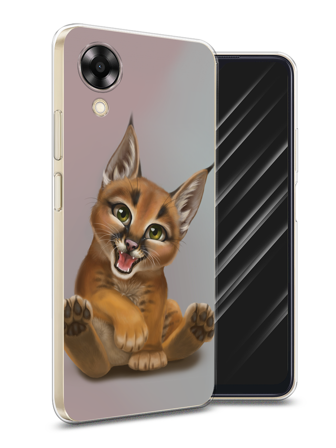 

Чехол Awog на Oppo A17K "Малыш рыси", Оранжевый;серый, 2512850-1