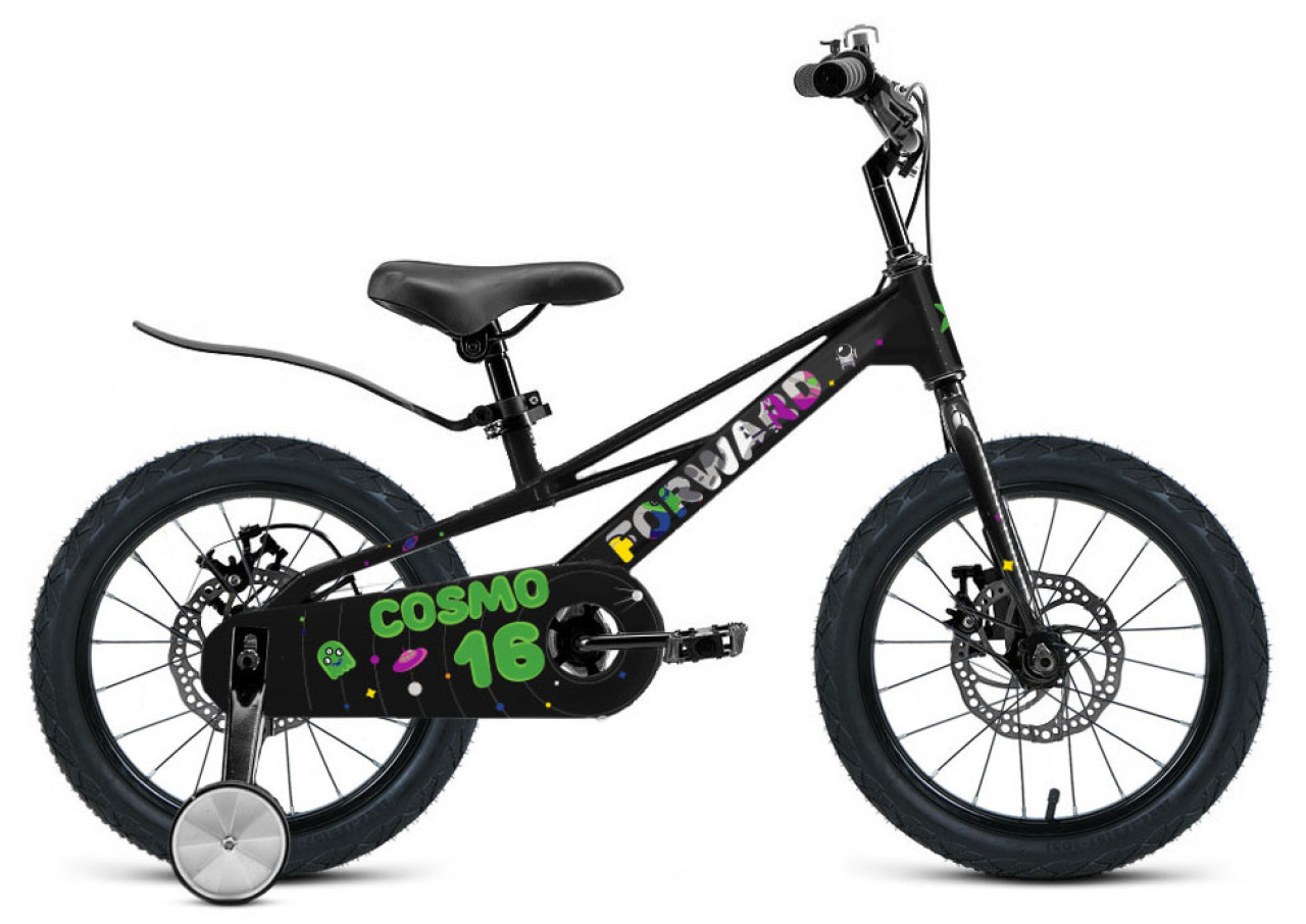 Forward Детский велосипед Forward Cosmo 14 (2023), чёрный