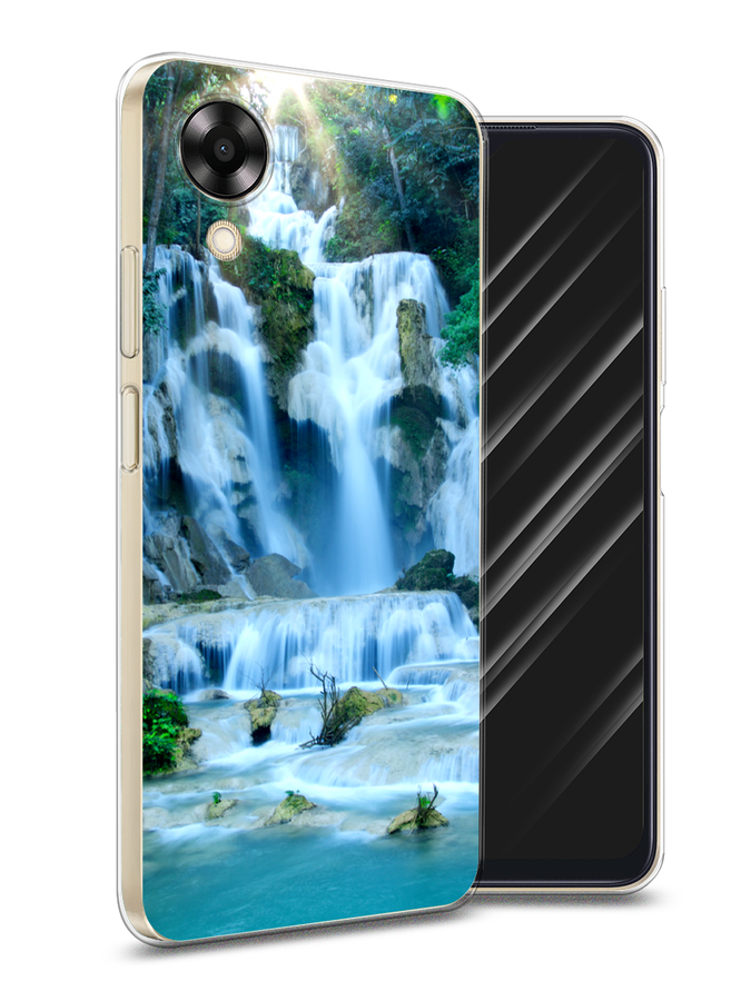 

Чехол Awog на Oppo A17K "Водопад 8", Голубой;зеленый, 2512850-4
