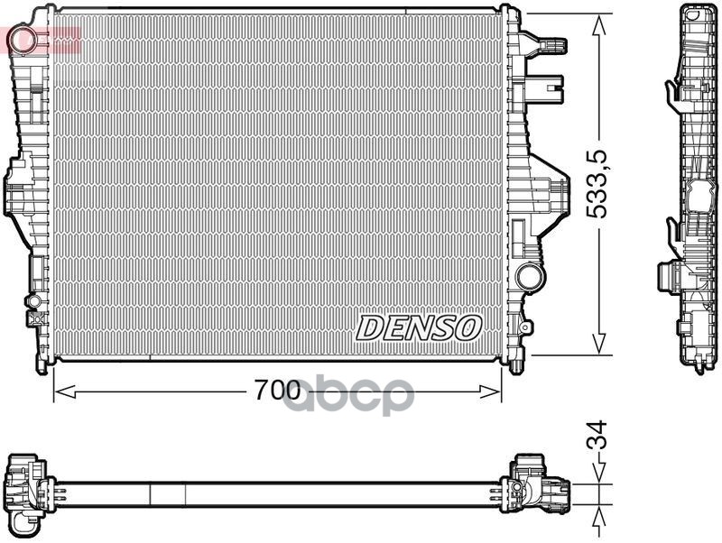 

Радиатор DENSO drm32050