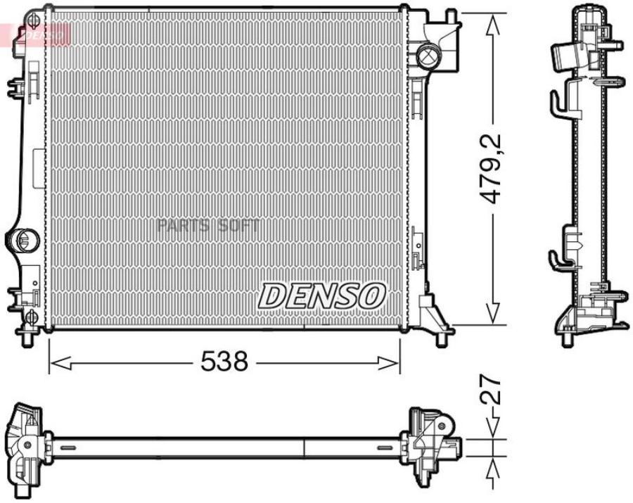 

Радиатор DENSO drm46064