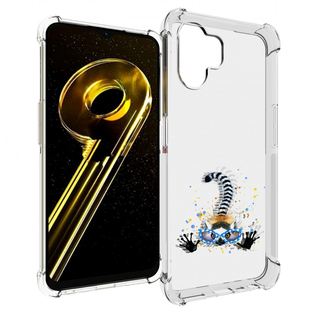 

Чехол бампер MyPads лямур для Realme 10 5G противоударный, Прозрачный, Tocco