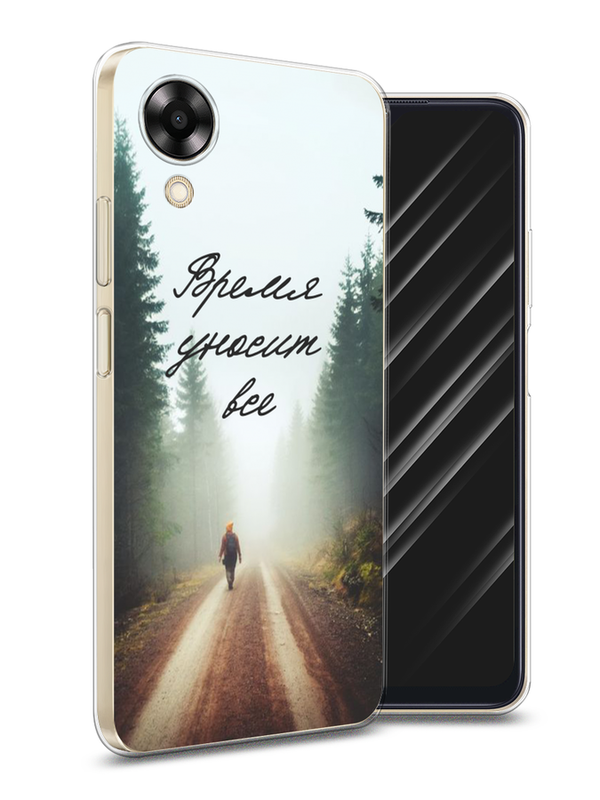 

Чехол Awog на Oppo A17K "Время уносит все", Зеленый;коричневый;белый, 2512850-6