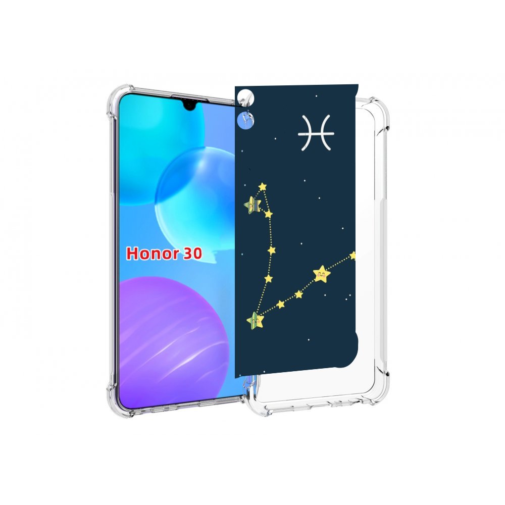

Чехол MyPads знак зодиака рыбы 1 для Huawei Honor 30 Lite, Tocco