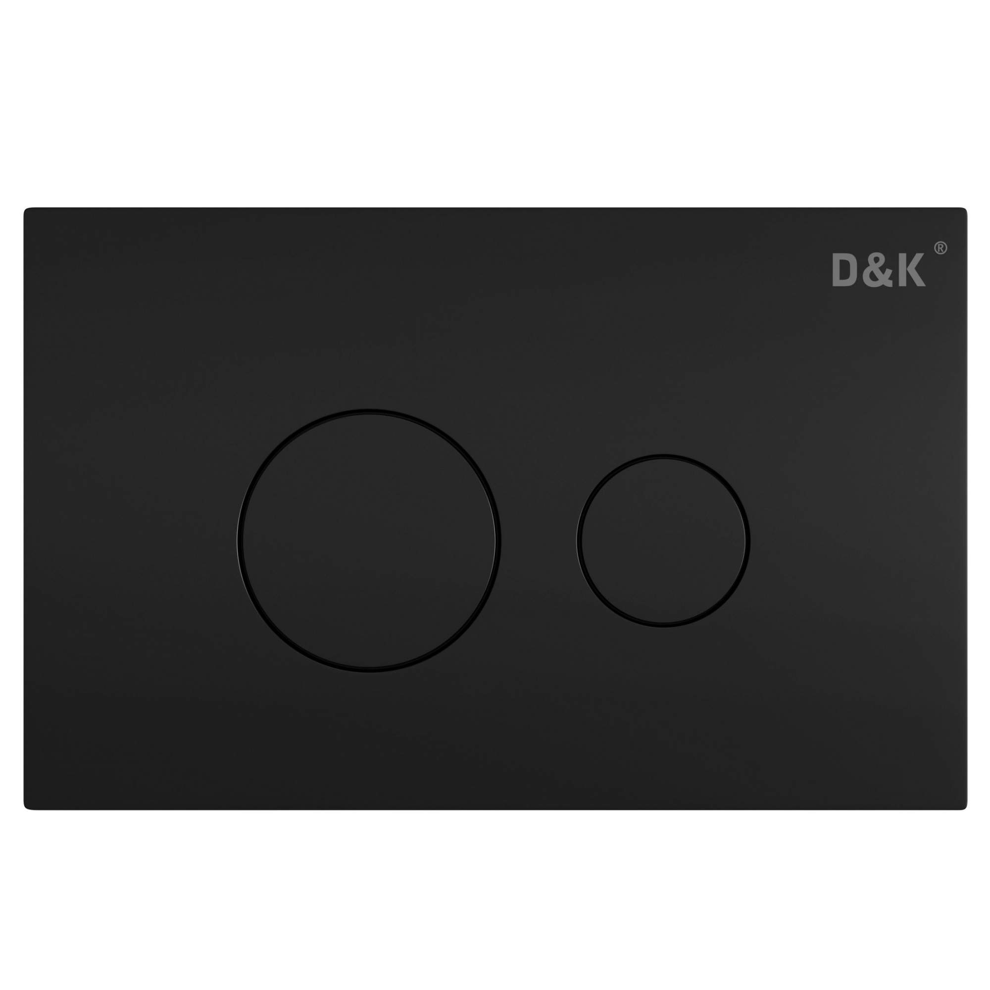 Кнопка смыва для инсталляции скрытого монтажа D&K Venice, черный (DB1029025)